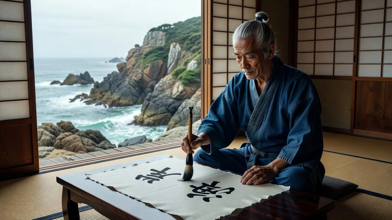 海の書道家